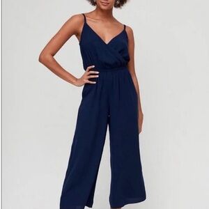 NWT Aritzia size small New Melodie Jumpsuit classic navy